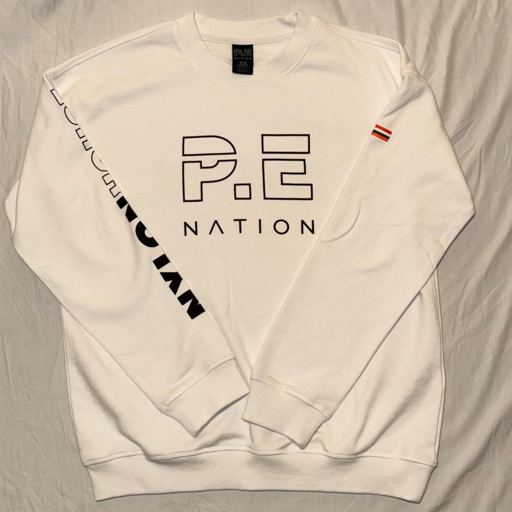 PE Nation Nylon House Crewneck Sweatshirt